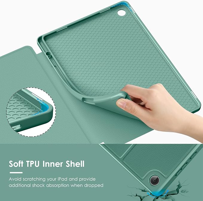 Case for Samsung Galaxy Tab A11+ Plus 11 inch 2026 Model (SM-X230/X236)Multiple Angles Stand CoverSoft BackPencil Holderand Auto Sleep/WakeBlack