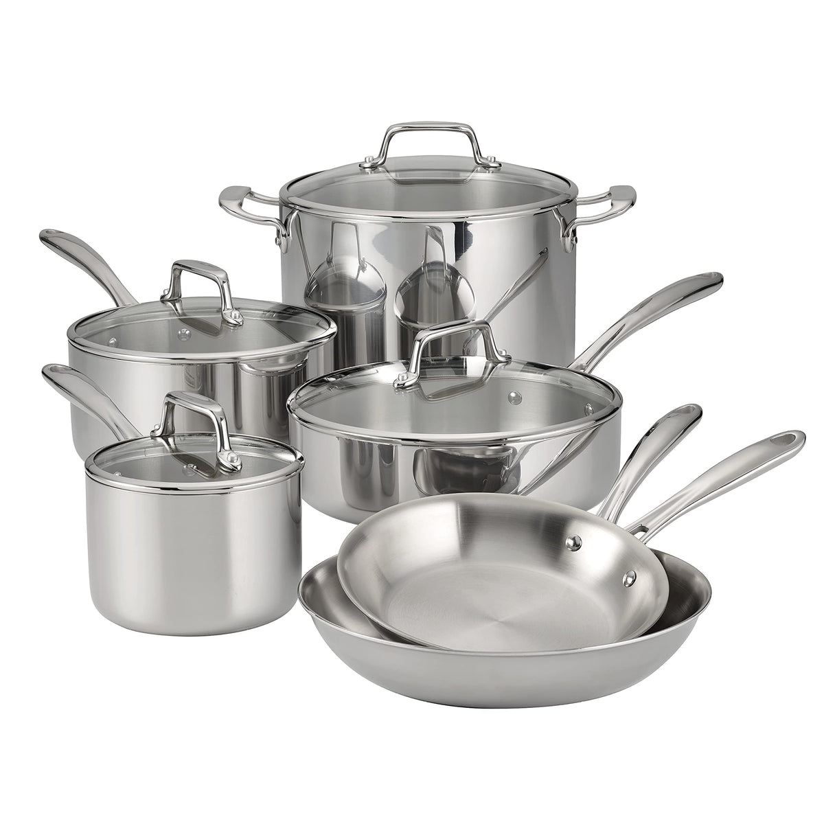 Tramontina Boston Tri-Ply Clad Stainless Steel 8-Inch Small Frying Pan