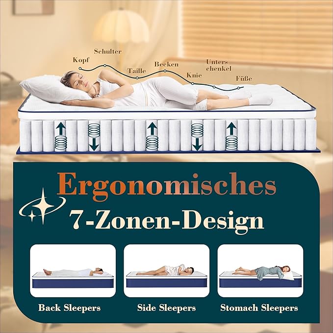12 Inch Hybrid Queen Mattress in a Box - Gel Memory Foam & Pocket Springs for Back Pain Relief, Soft & Plush Fiberglass-Free Bed, CertiPUR-US Certified, 60x80 Inches