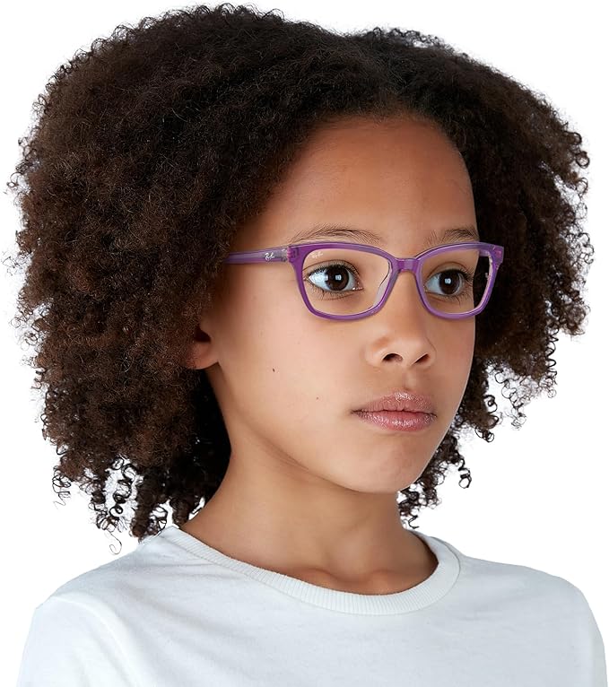 Ray-Ban girls Ry1591 Square Prescription Eyeglass Frames