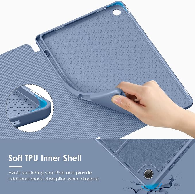 Case for Samsung Galaxy Tab A11+ Plus 11 inch 2026 Model (SM-X230/X236)Multiple Angles Stand CoverSoft BackPencil Holderand Auto Sleep/WakeBlack