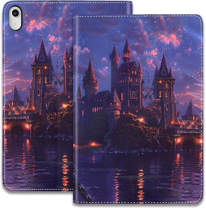 Case for iPad (A16) 11th Generation 11 Inch 2025 / iPad 10th Generation 10.9 Inch 2022 Ultra-Thin Multi-Angle Protective Cover with Auto Sleep/Wake A Dark Horse