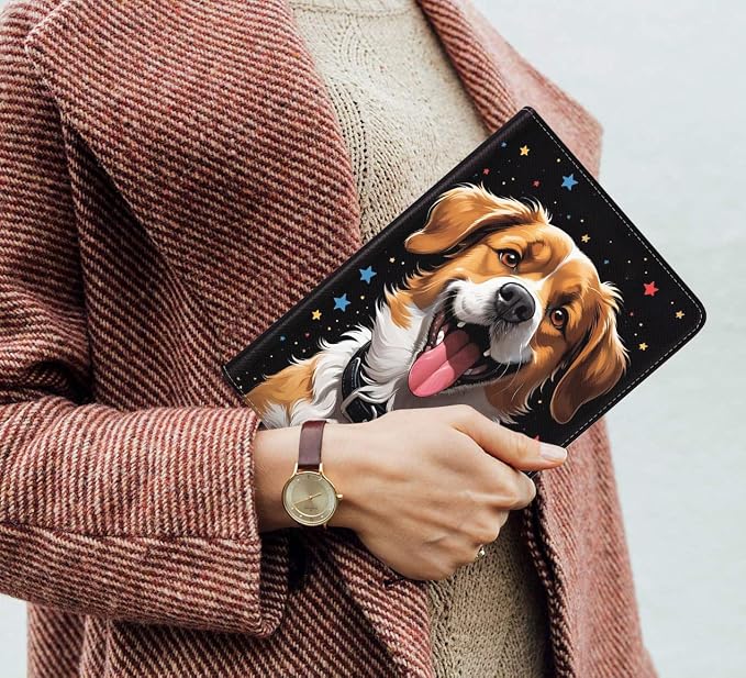 Case for iPad 6th/5th Generation (2018 2017 Model 9.7 Inch) iPad Air 2/Air 1 (9.7 Inch) Slim PU Leather Stand Folio Cover with Auto Wake Sleep African Woman Wolf