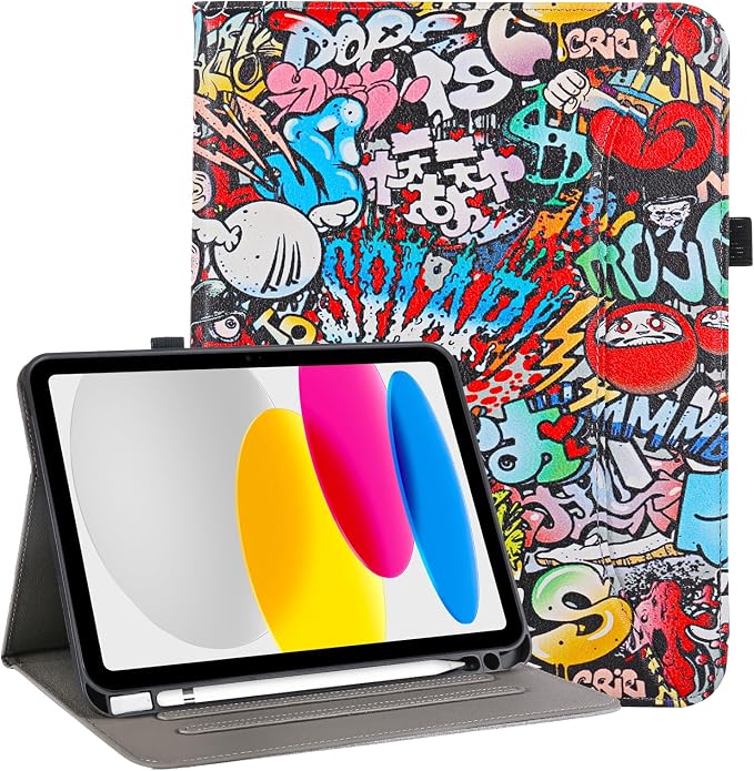 for iPad A16 Case 11 Inch 2025Cover for iPad 10th 11th Generation Case with Pencil HolderBlack