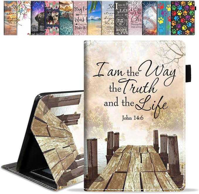 Case for Amazon Kindle Fire 7 Tablet (9th/7th Generation 2019/2017 Release 7 Display) with Card Slot &amp Auto Sleep/Wake - Slim Folding Stand Folio Cover - African Women