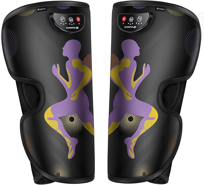 QUINEAR Rechargeable Leg Massager for Circulation and Pain Relief, Cordless Air Leg Compression System, Calf Massager Gift for Mom Dad Women Men FSA-HSA-Eligible