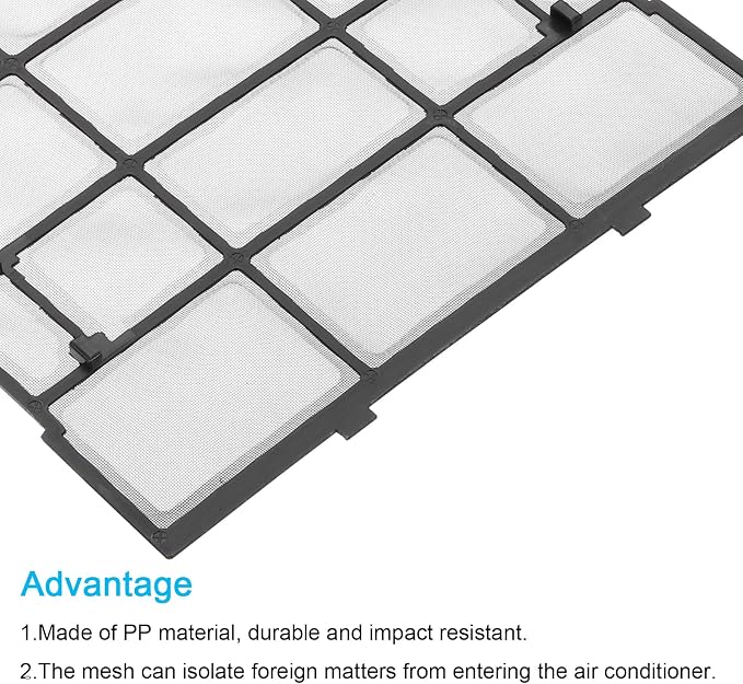 PATIKIL Air Conditioner Filter Replacement 290mm x 265mm, Plastic Air Filtering
