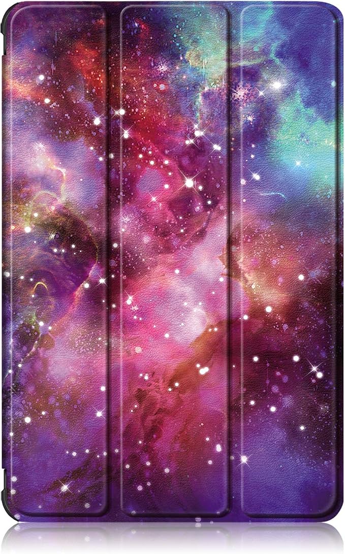 Case for Samsung Galaxy Tab S8 Plus 12.4 2022/S7 FE 2021/S7 Plus 2020 (SM-X800/X806/T730/T733/T736/T738/T970/T975/T976) Lightweight Tri-Fold Stand Thin Cover Auto Wake/Sleep Almond Blossom