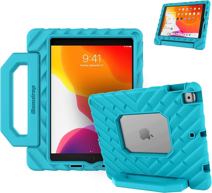 Gumdrop FoamTech Rugged case Fits Apple iPad 11th Generation (A16) &amp 10th Gen 10.9 inch Drop Tested Cover - Black