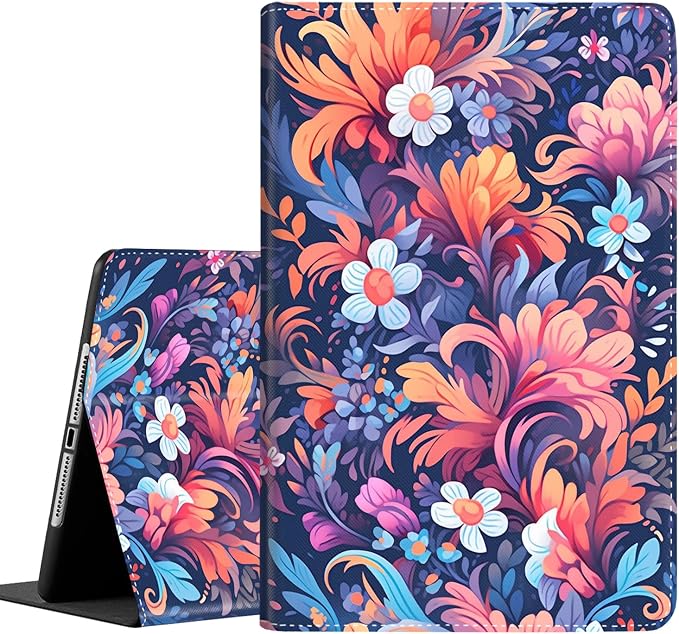 Case for iPad Pro 11 Inch 2022/2021/2020 (4th/3rd/2nd Gen) for iPad Air 5th / 4th Generation 10.9 Inch (2022/2020) Durable Shockproof Protective Cover，Black Woman Queen Afro Design