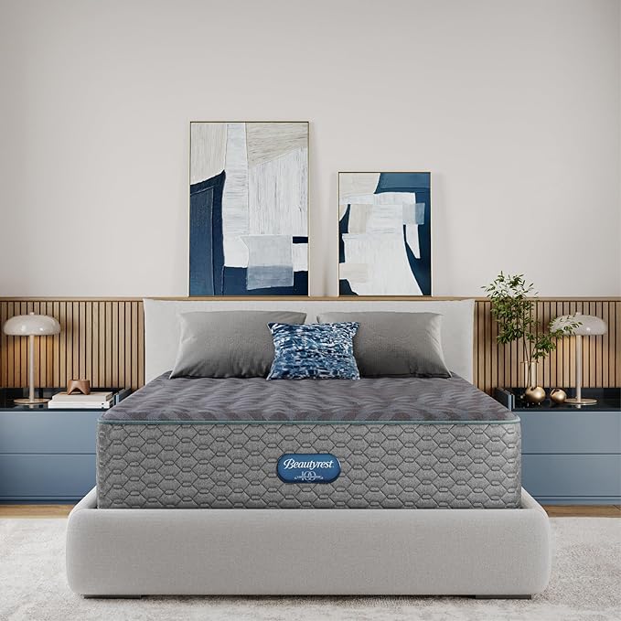 Beautyrest Days End Plush 14" Mattress - Full - Cooling Tech, Supportive Durable Pocketed Coils, Pressure Relief, Motion Separation; 100 Night Sleep Trial and 10 Year Warranty