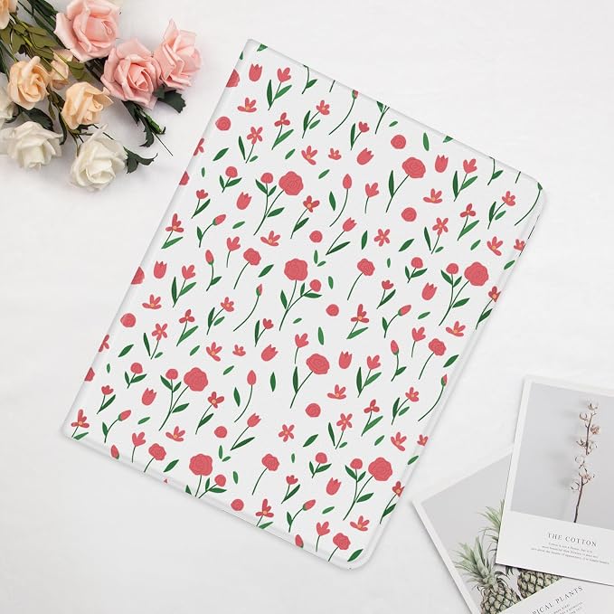 Cute Maple Bear Case for 10.2 iPad 2019/2020/2021(7th/8th/9th Gen) with Pencil Holder Auto Wake/Sleep Leather Soft TPU Back Cover for Women Girls