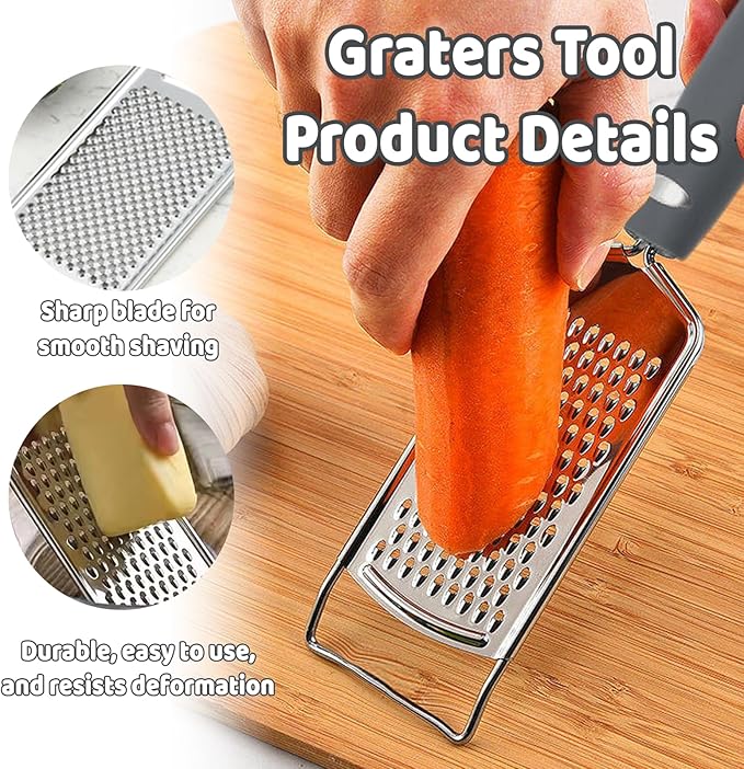 Lemon Zester Tool,Cheese Grater for Kitchen,Handheld Cheese Grater
