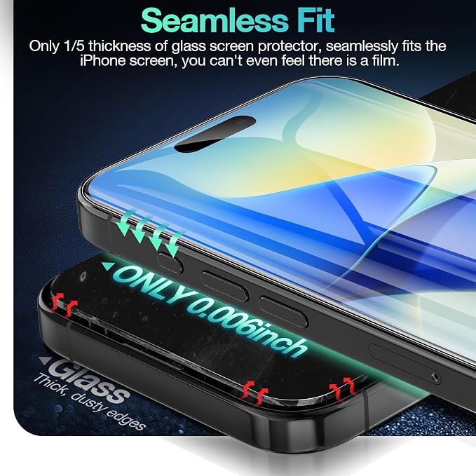3 Pack Flexible Film Screen Protector for iPhone 12 Pro Max Non-breakable Soft TPU Hydrogel Film for iPhone 12 Pro Max Screen Protector Film (NOT Glass)