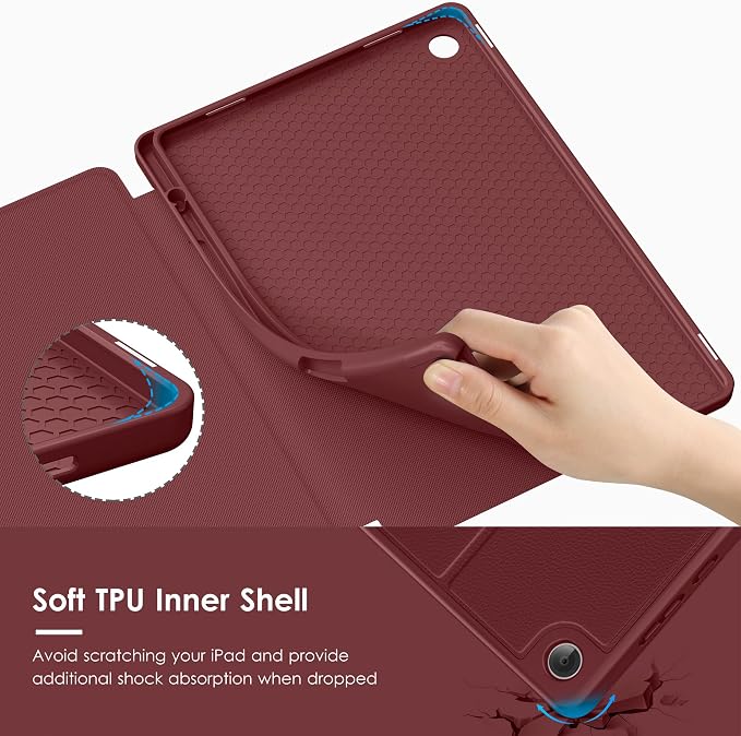 Case for Samsung Galaxy Tab A11+ Plus 11 inch 2026 Model (SM-X230/X236)Multiple Angles Stand CoverSoft BackPencil Holderand Auto Sleep/WakeBlack