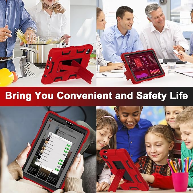 Case for Samsung Galaxy Tab A11+/A11 Plus 11” 2026 Samsung Galaxy Tab A9+/A9 Plus 11” 2024 Model Heavy Duty Shockproof Hard High Impact Protective Case Black