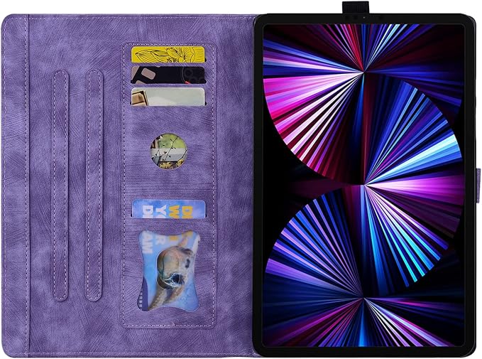 Case for Honor MagicPad 3 Pro 12.3 12.3 2026Multi-Angle Viewing PU Leather Folio Stand Cover with Pencil HolderShockproof Protective Case for Honor MagicPad 3 Pro 12.3 2026Rose Red