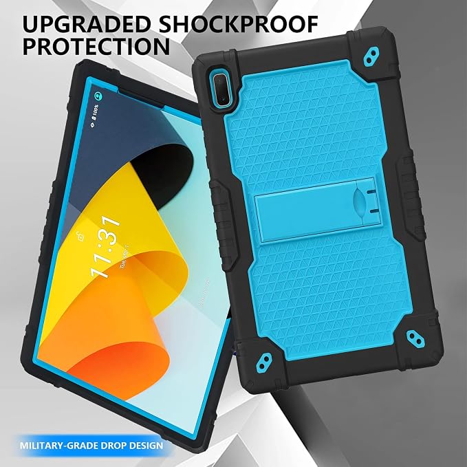 case for BYYBUO SmartPad A10_L 10.1 inch Android Tablet Shockproof Kids Friendly Protective Case+Shoulder Strap Kickstand for BYYBUO SmartPad A10 10.1 inch Tablet (Black)