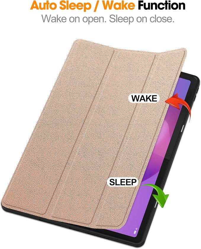 YRH for Idea Tab Pro 12.7 inch Case 2025 with Pen Holder Soft TPU Back Tablet Cover Case with Auto/Sleep (Black)
