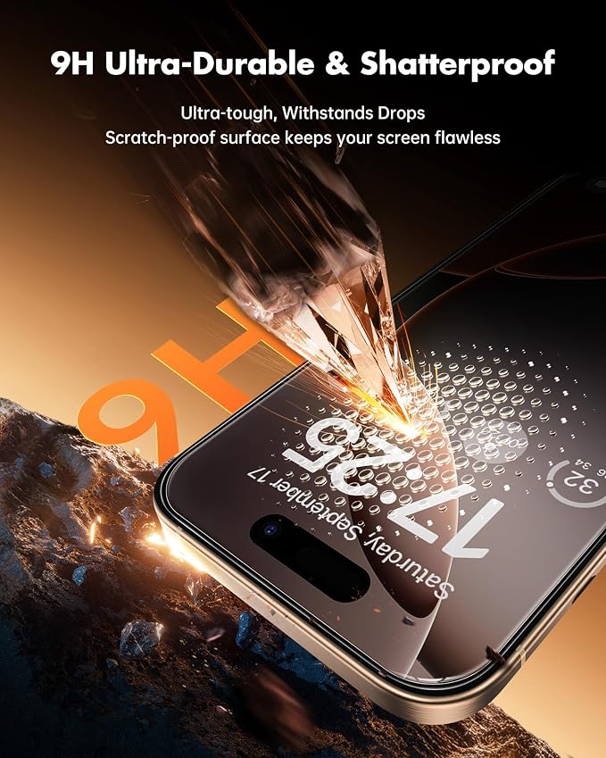UNBREAKcable 2 Pack Privacy Screen Protector for iPhone 11 Pro Max/Xs Max Shatterproof Tempered Glass [True 28°Anti Spy] [9H Hardness] [Easy Installation] Protector for Apple 6.5