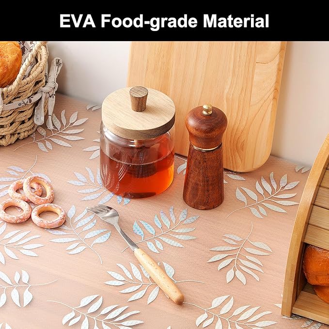 Cooyes Shelf Liner – Premium Non-Adhesive Cabinet & Drawer Liner for Kitchen – Waterproof Shelf Paper with Modern Pattern – Durable EVA Cabinet Mat – Easy to Cut （24" W x 360" L）
