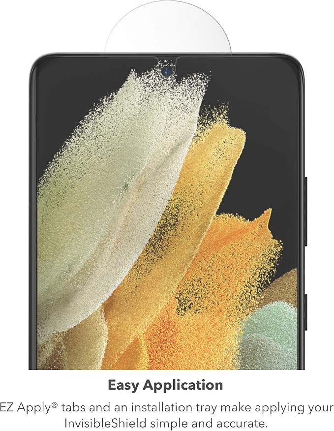 ZAGG InvisibleShield GlassFusion+ - Hybrid Glass Screen Protector - Made for Samsung GS21 (6.2) - Case Friendly