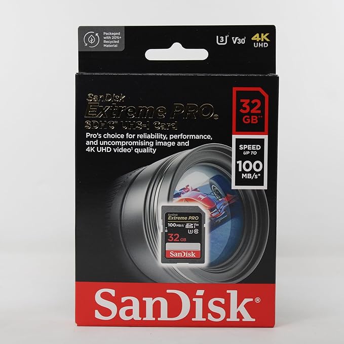 SanDisk Extreme Pro 32GB SDHC UHS-I Card (SDSDXXG-032G-GN4IN)