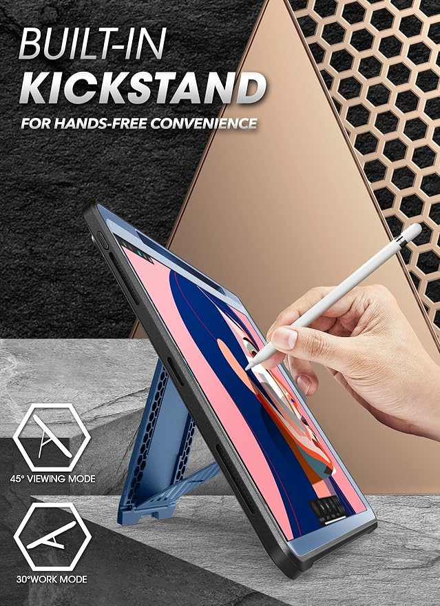 SUPCASE for iPad Pro 12.9 Inch Case 6th/5th/4th generation 2022/2021/2020 (Unicorn Beetle Pro) [Built-in Screen Protector &amp Stand &amp Pen Holder] Full-Body Rugged Cover for iPad Pro 12.9 Inch