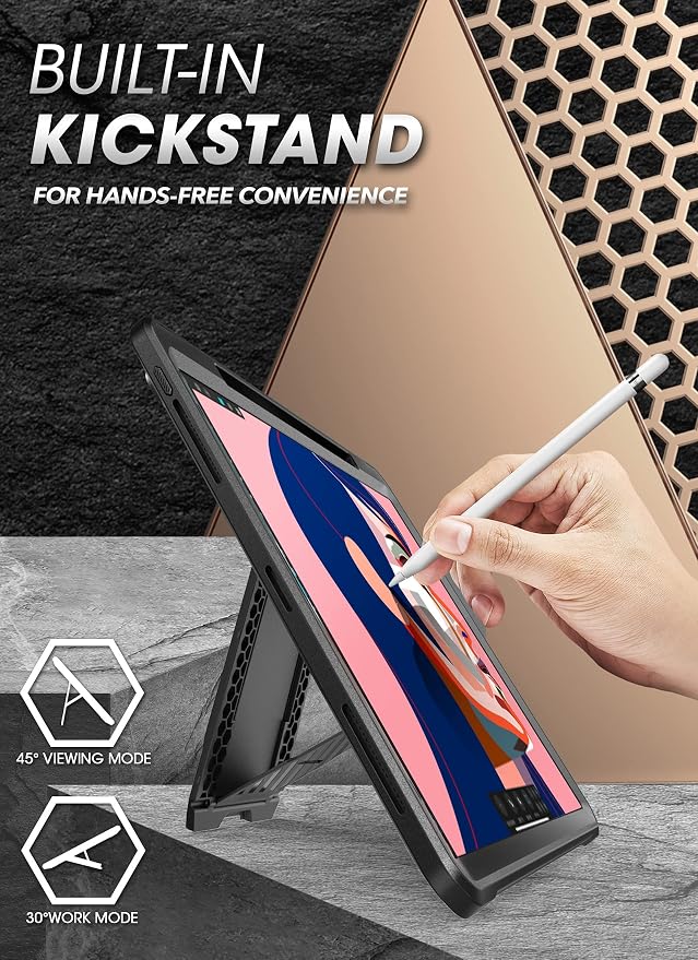 SUPCASE for iPad Pro 12.9 Inch Case 6th/5th/4th generation 2022/2021/2020 (Unicorn Beetle Pro) [Built-in Screen Protector &amp Stand &amp Pen Holder] Full-Body Rugged Cover for iPad Pro 12.9 Inch