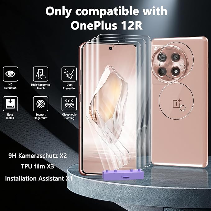 for iPhone 17 Pro Max Back Screen Protector Flexible Film Not Glass with Camera Lens Protector 2+2 Pack Self-Healing Anti Scratch HD Clear Soft TPU Protective Hydrogel Film