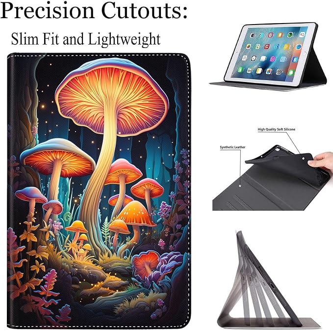 Case for New iPad (A16) 11th Generation 11 Inch 2025for iPad 10th Generation 2022 10.9 Inch Multi-Angle Stand Smart Cover Shockproof with Auto Wake/Sleep Baby Dragon
