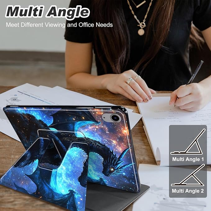 for iPad 10.2 Rotating Case 360° Protection Adjustable Kickstand Cover for iPad 10.2 (7th8th9th Generation) Shockproof Durable Lightweight PU Leather for iPad 10.2 Stand Case Basketball