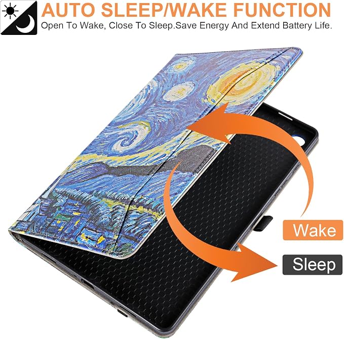 for Samsung Galaxy Tab A9 Plus Case Multiangle Stand for Samsung Tab A9 Plus Tablet Case 11 Inch SM-X210/SM-X216/SM-X218Black