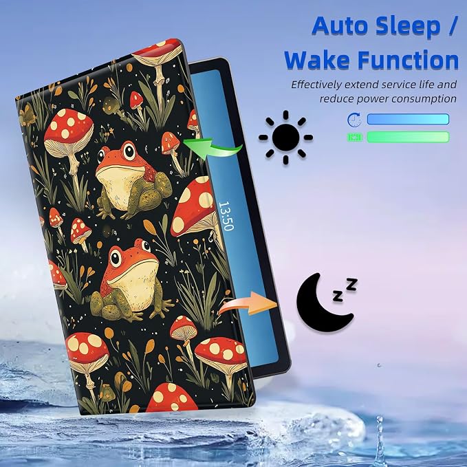 for Amazon Fire Max 11 2023 Release Table Case 11'' Rotating Auto Wake Sleep Leather Table Case for Amazon Fire Max 11 2023 Release Stand Bird Flowers Design for Woman Man