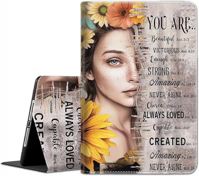 Case for iPad 10.2/10.5，iPad 9th/8th/7th Gen，for iPad 10.2 inch 2021/2020/2019/iPad Air 3rd Gen/Pro 10.5 - Slim Fit Standing Cover with Auto Sleep/Wake，Enchanted Forest 2