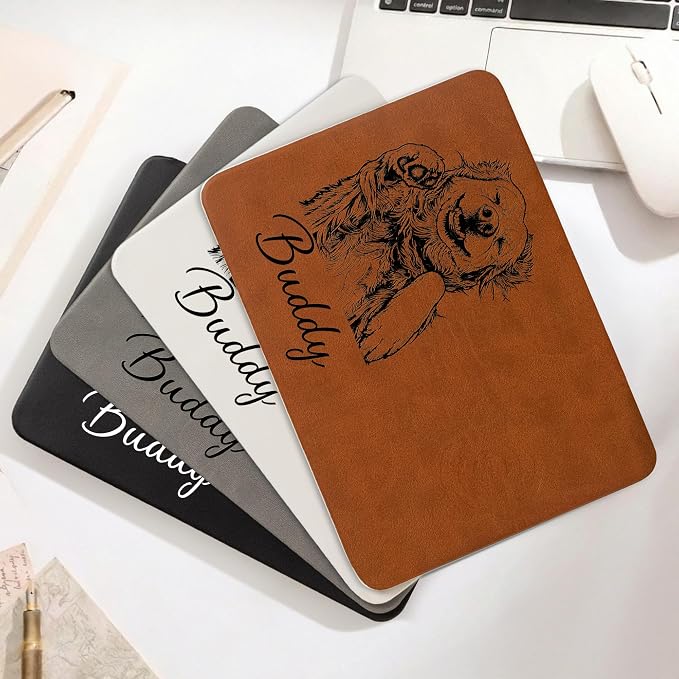 Custom Pet Portrait Sketch Line Art Present for Pet Lovers - Personalized Charging Pad Personalized Pet Memorial Accessory Custom Desk Tech Present for Dog and Cat Owners