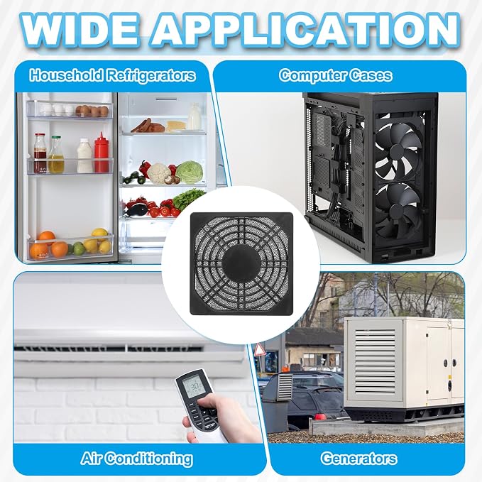 PATIKIL 90mm Fan Filter Grill