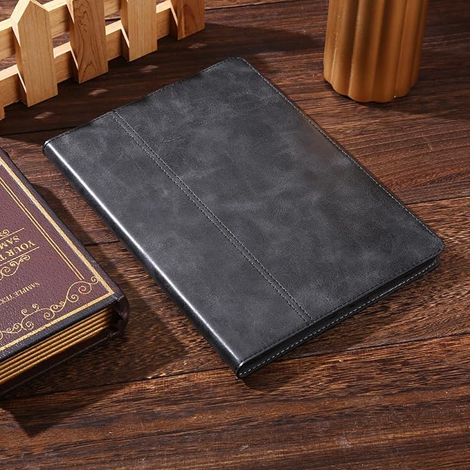 Leather Case for iPad mini 8.3 Folio CoverBuilt-in Pencil Holder | Genuine Leather Smart Protective CaseFits iPad Mini A17 Pro 7th 2024/6th 2021Auto Wake/SleepShockproof &amp Drop-Proof.Black