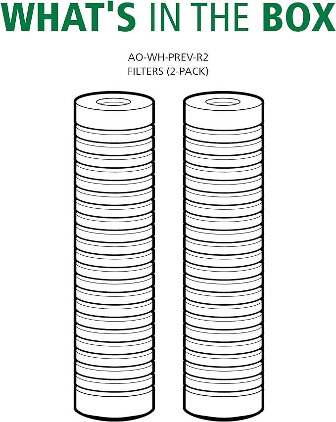 A. O. Smith 2.5"x10" 5-Micron Universal Sediment Filter | AO-WH-PREV-R2