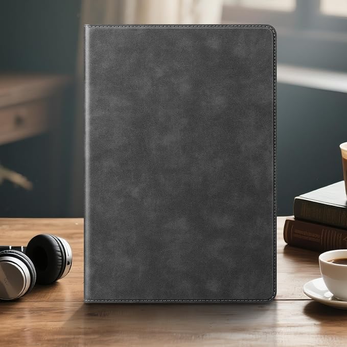 Case for Samsung Galaxy Tab S10 Lite/S10 FE/S9 FE/S9 10.9/11 | Microfiber Leather Protective Cover with S Pen HolderSmart Folio Auto Sleep/WakeAdjustable StandShockproofSlimBlack