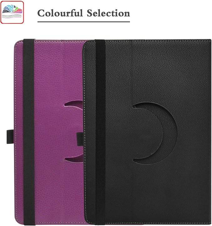 MAMA MOUTH for VASOUN Tab 10 Case360 Degree Rotary Stand with Creative Cover for VASOUN Tab 10/ApoloMedia EP103A/Maxsignage EP103A 10.1 Tablet CasesBlack