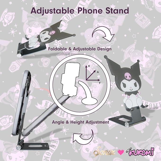 Sonix x Sanrio Character Phone Stand | Adjustable Cell Phone Holder Desk Stand Dock | Badtz Maru