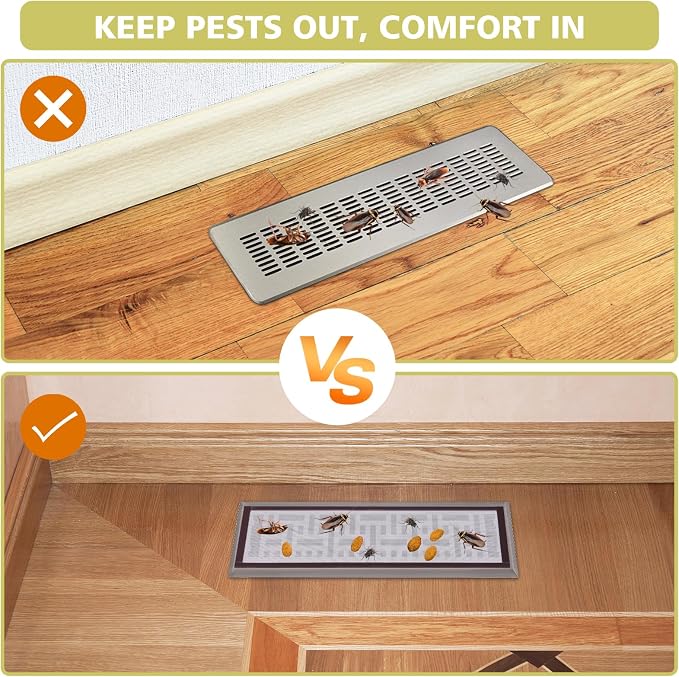 4 Pack 40cm x 30cm Magnetic Floor Vent Cover