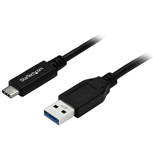 StarTech 3.3ft (1m) USB-C Cable 10Gbps 60W (3A) PD 8K 60Hz / 4K 144Hz USB-IF Certified Thunderbolt Compatible | USB-C to USB-C Thunderbolt 3 Compatible Reversible Connectors Sync and Back Up