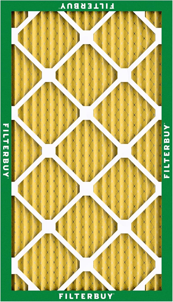 Filterbuy 14x25x1 Air Filter MERV 11 Superior Pet & Allergy Defense,