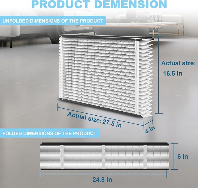 3 Packs 413 Replacement Filter for AprilAire Whole House Air Purifiers Models