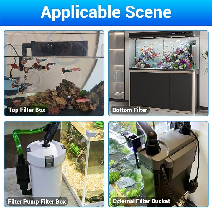 Segarty Aquarium Bio Balls, 1 inch Koi Pond Filter Media Bio Ball