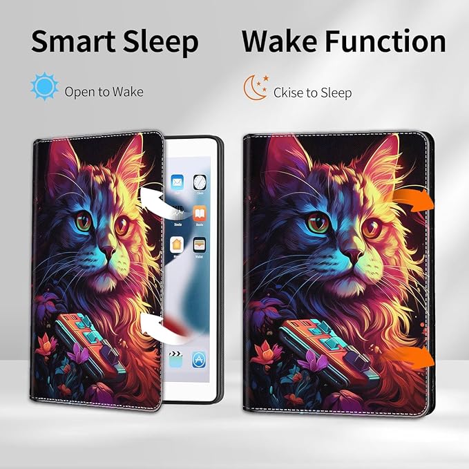 Case for iPad 10.2/10.5，iPad 9th/8th/7th Gen，for iPad 10.2 inch 2021/2020/2019/iPad Air 3rd Gen/Pro 10.5 - Slim Fit Standing Cover with Auto Sleep/Wake，Enchanted Forest 2