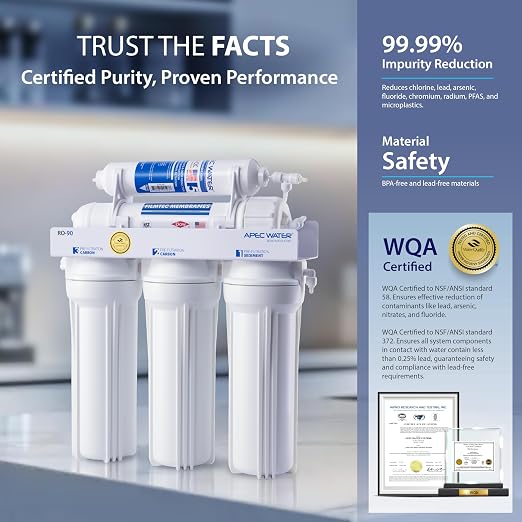 APEC Water Systems RO-90 Ultimate Series Top Tier Supreme Certified High Output