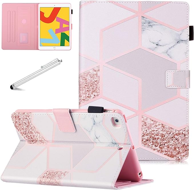 iPad mini Case FANCITY Mini 4 Mini 5 Mini 3/2/1 Smart Wake Sleep Case with Kickstand [Card Slot &amp Pen Holder] PU Leather Protective Cover for Apple iPad mini 4 Mini 5 2019 Mini 2/3 - Beach